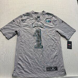 Nike NFL Eagles Super Bowl LVII Jersey Gray Size M On Field Edition
